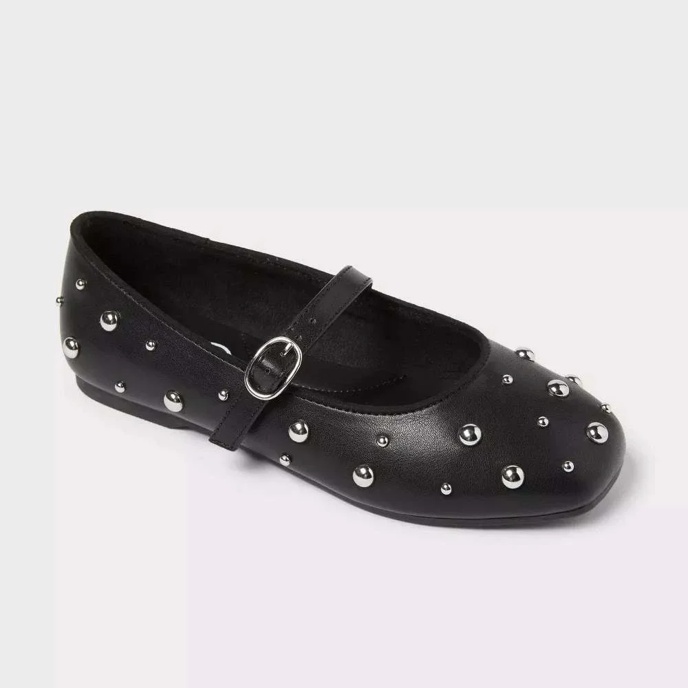Little Girls Madison Ballet Flats by Art Class Black Size 13 New With Tags